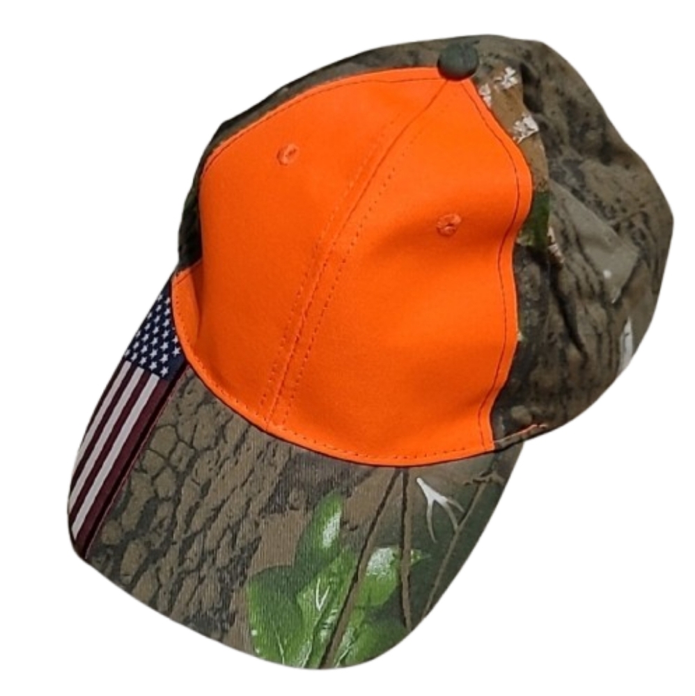 OccuNomix Camo Flag Orange Cap